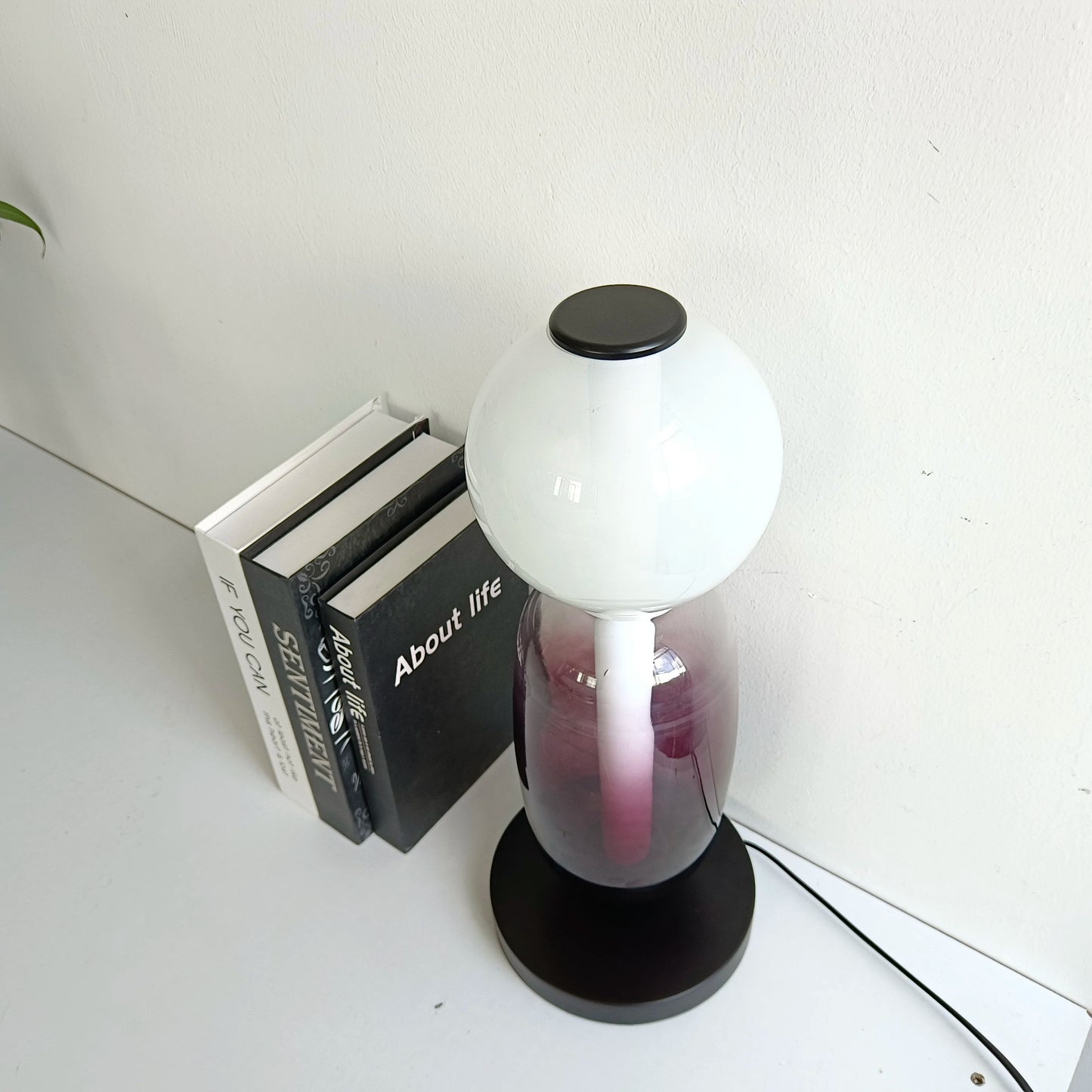 Lampe de table "Iroka Hashira"– Luminaire Design LED Verre Coloré Style Japonais Moderne