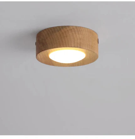 Plafonnier "Nagi" – LED Bois Scandinave | Épure Nordique & Zen Japonisant
