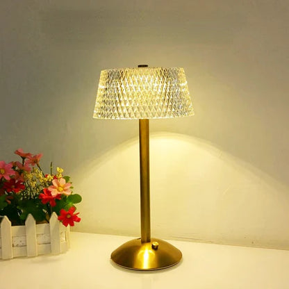 Lampe Cristal "Akari Hōseki" – Lampe de Table style japonais