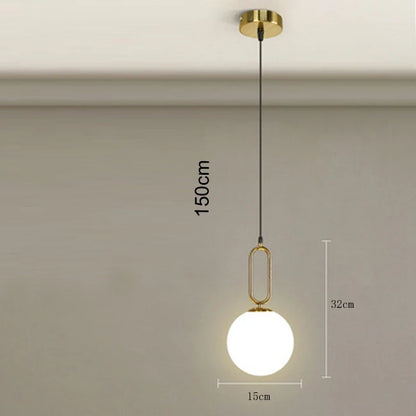 Suspension “Sento Hisui”- Métal & Verre Soufflé