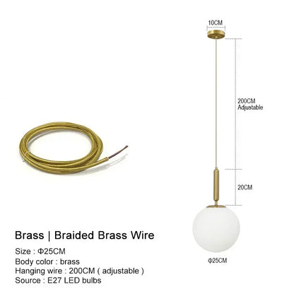 Suspension LED "Yuki Tama" – Luminaire Moderne en Verre Style Japonais