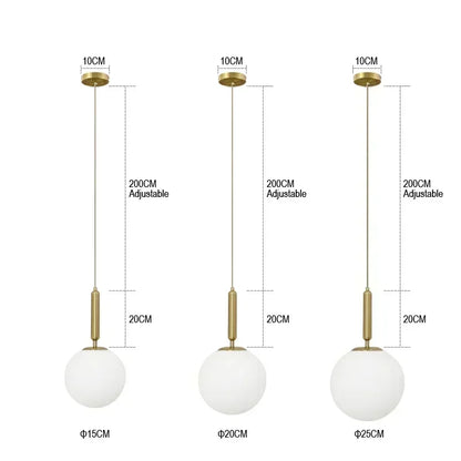 Suspension LED "Yuki Tama" – Luminaire Moderne en Verre Style Japonais