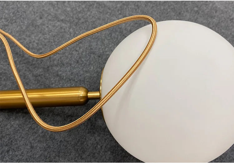 Suspension LED "Yuki Tama" – Luminaire Moderne en Verre Style Japonais