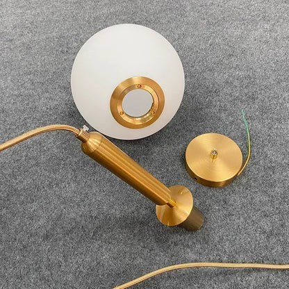 Suspension LED "Yuki Tama" – Luminaire Moderne en Verre Style Japonais