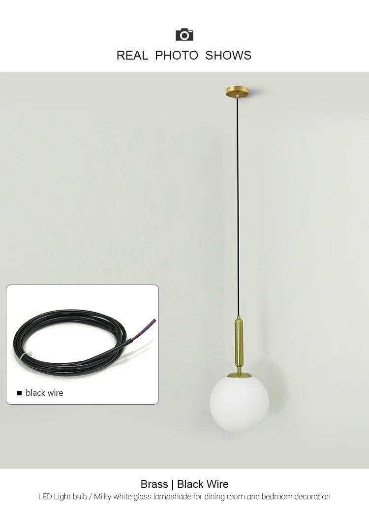Suspension LED "Yuki Tama" – Luminaire Moderne en Verre Style Japonais