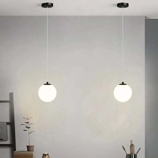 Suspension LED "Kōri Tama" – Luminaire Design Japonais