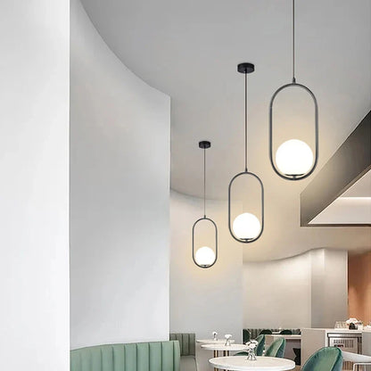 Suspension “Sento Kurohana” – Verre & Métal – Design Art Déco Moderne