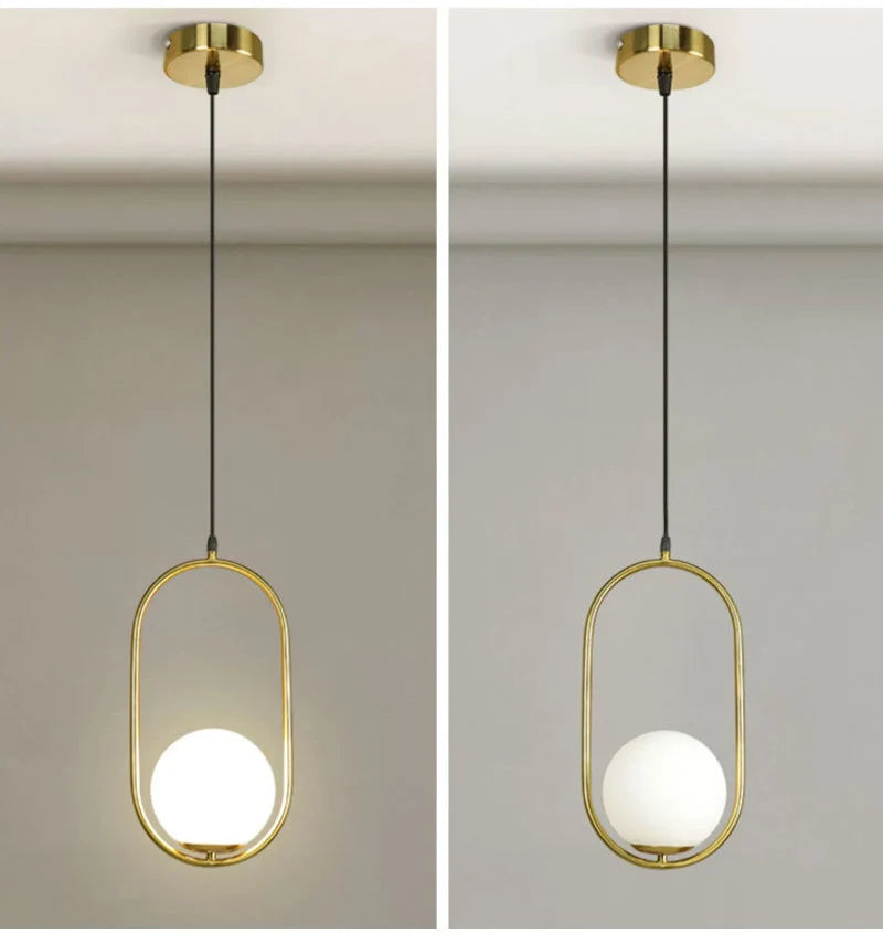 Suspension “Sento Kurohana” – Verre & Métal – Design Art Déco Moderne