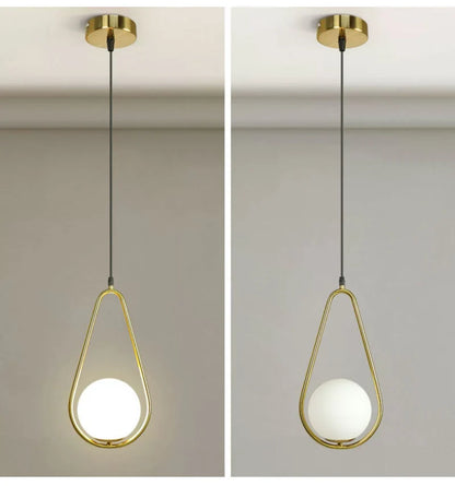Suspension “Sento Kōbai”– Verre & Métal – Design Art Déco Moderne