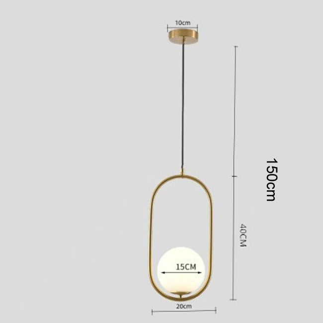 Suspension “Sento Kurohana” – Verre & Métal – Design Art Déco Moderne