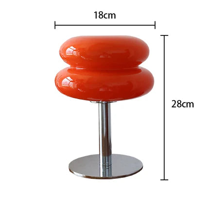Lampe de Table "Shiro Macaron" – Lampe LED en Verre Coloré Style Japonais Minimaliste