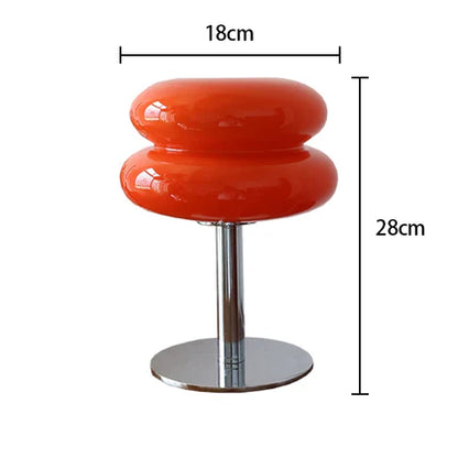 Lampe de Table "Shiro Macaron" – Lampe LED en Verre Coloré Style Japonais Minimaliste