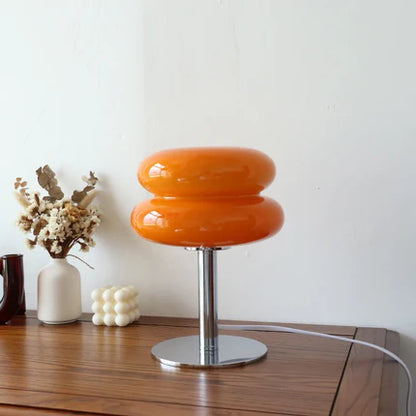 Lampe de Table "Shiro Macaron" – Lampe LED en Verre Coloré Style Japonais Minimaliste