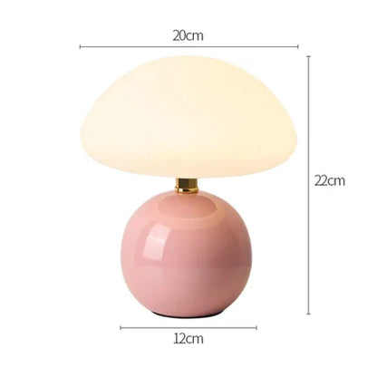 Lampe de table "Tsubaki" – Élégance en céramique japandi