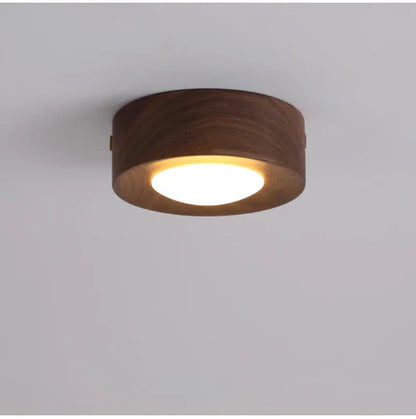 Plafonnier "Nagi" – LED Bois Scandinave | Épure Nordique & Zen Japonisant