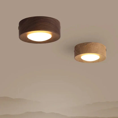 Plafonnier "Nagi" – LED Bois Scandinave | Épure Nordique & Zen Japonisant