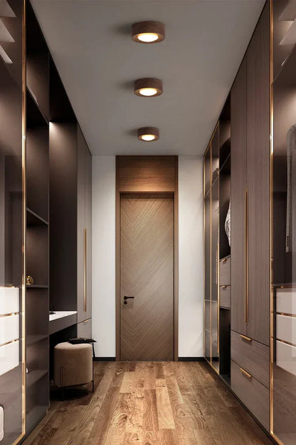 Plafonnier "Nagi" – LED Bois Scandinave | Épure Nordique & Zen Japonisant