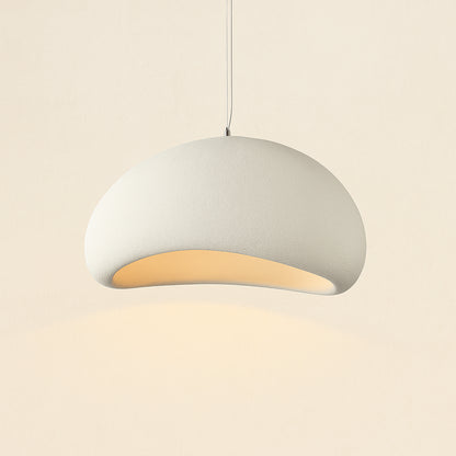 Suspension “Kumo Yuki” – Résine Blanche – Style Nuage Japonais Wabi-Sabi