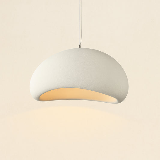 Suspension “Kumo Yuki” – Résine Blanche – Style Nuage Japonais Wabi-Sabi